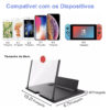 Amplificador da tela de Celular com Tela 3d Suporte Dobrável - Image 6
